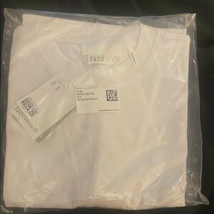 2 set Classic White Men's Short Sleeve Tee